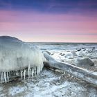 Ostsee Eis Brodtner Ufer