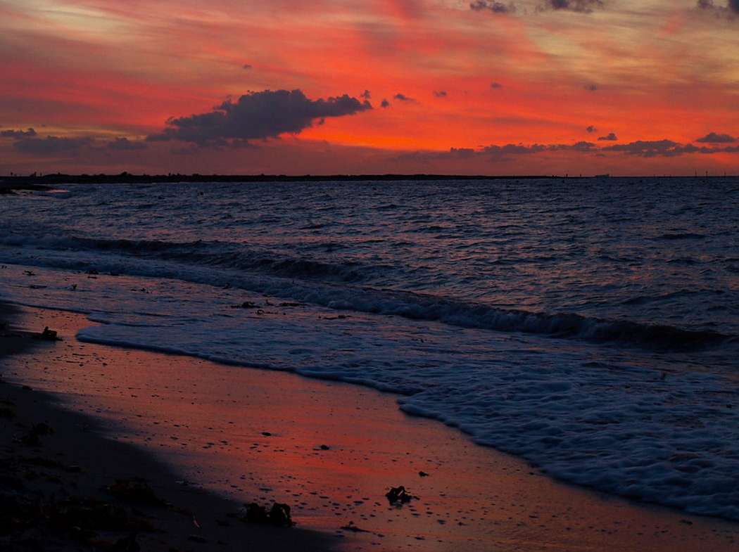 Ostsee im Purpurlicht