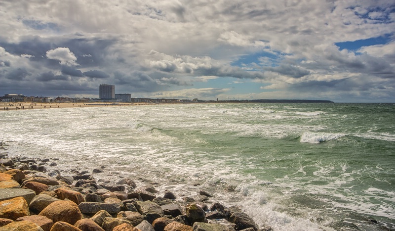 Ostsee in Warnemünde