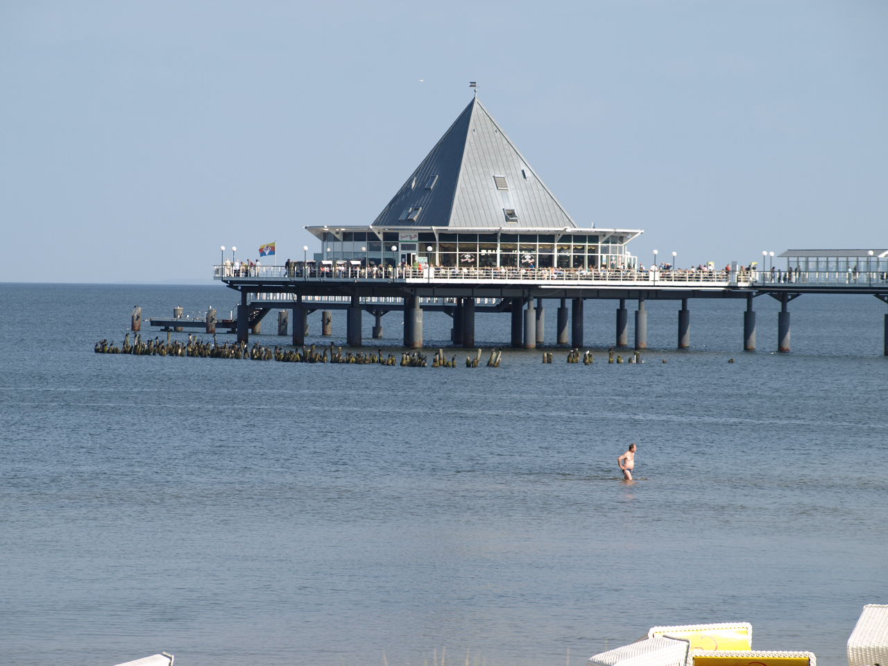 Ostsee mit Seebrücke Heringsdorf