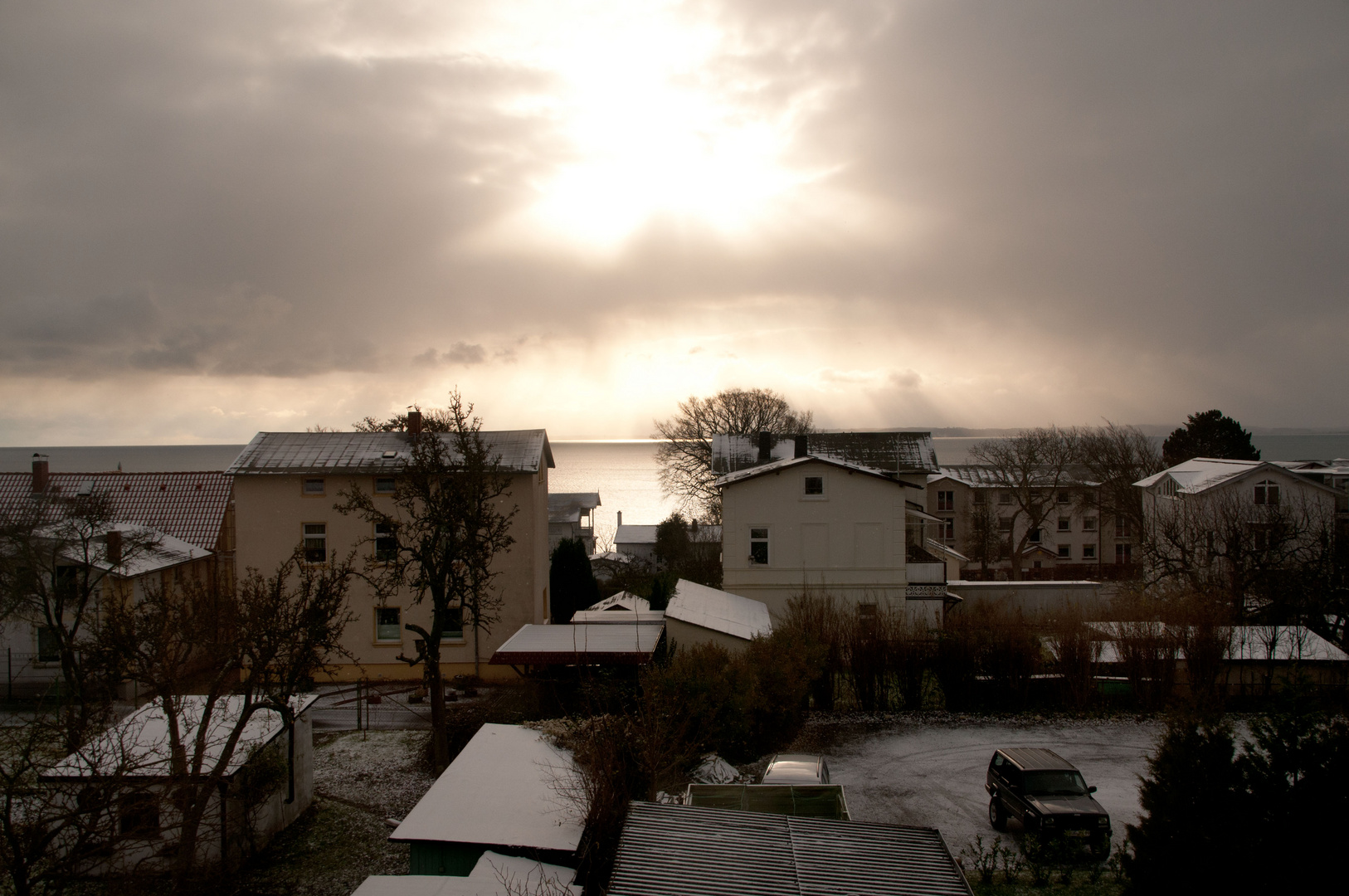 Ostsee-Morgenhimmel