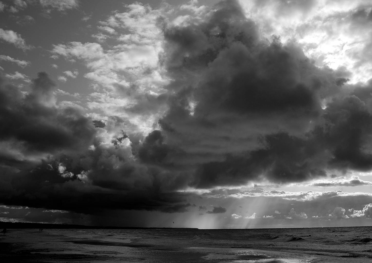 Ostsee - Regenwolken