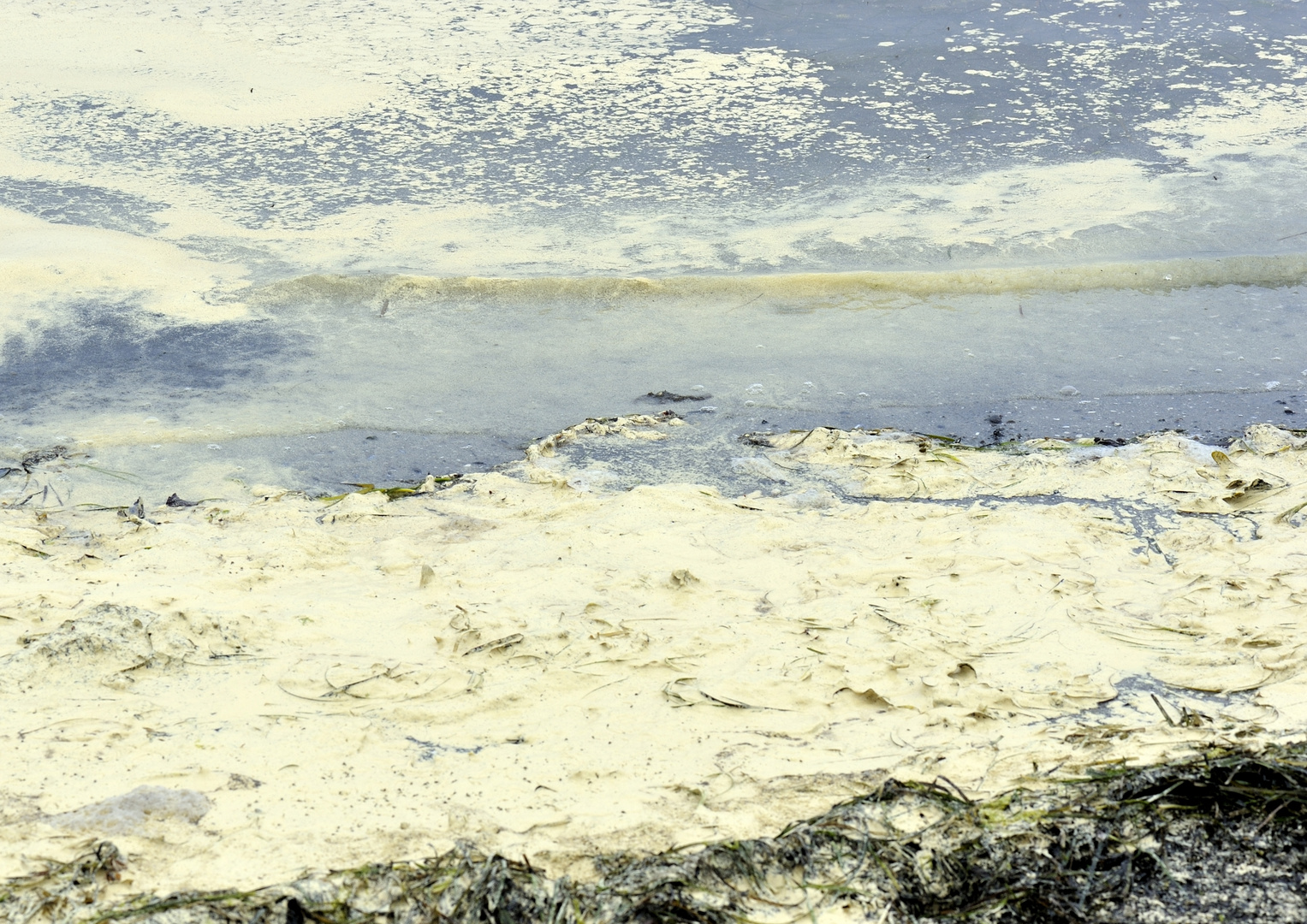 Ostsee Schaum ,wie ein Aquarel