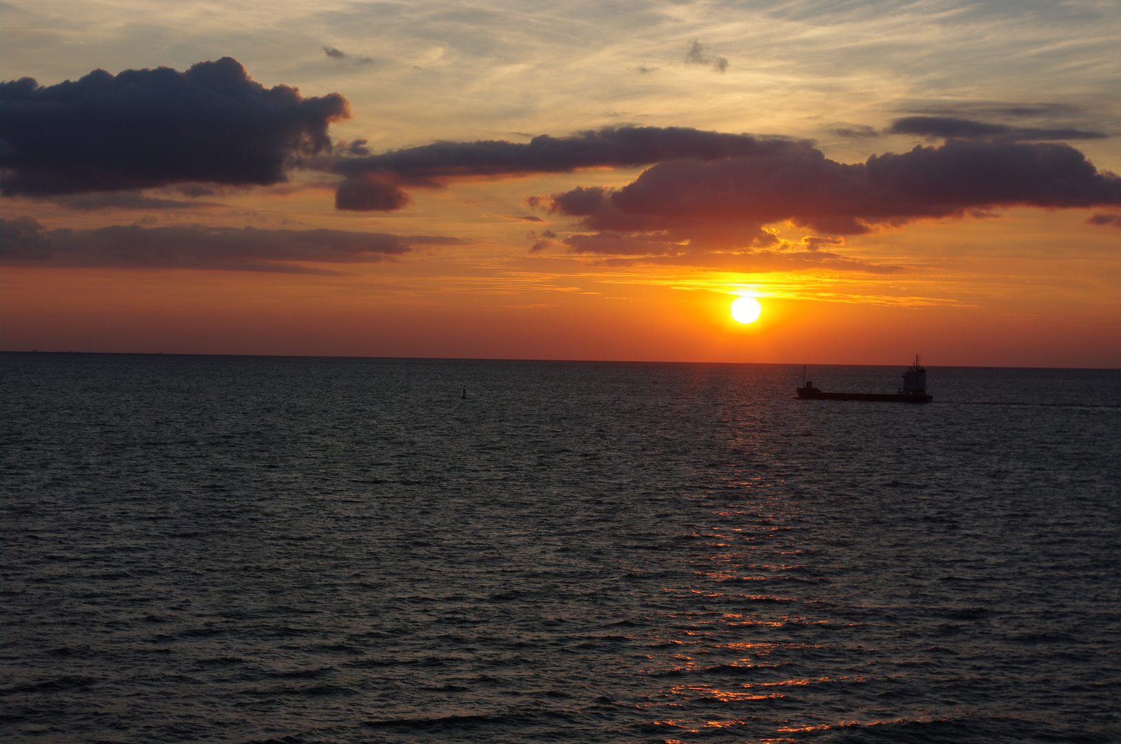 Ostsee-Sonnenuntergang