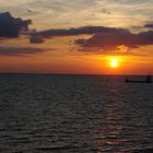 Ostsee-Sonnenuntergang