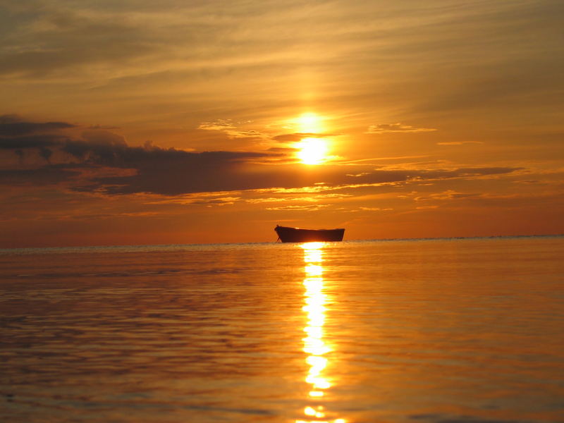 Ostsee Sonnenuntergang