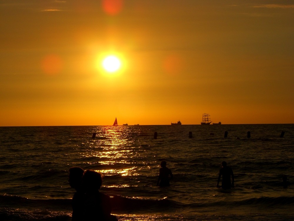 Ostsee Sonnenuntergang