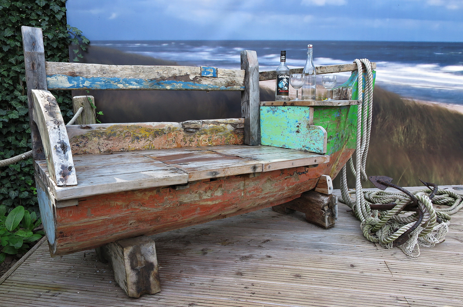 Ostsee-Strandgut kreativ verarbeitet