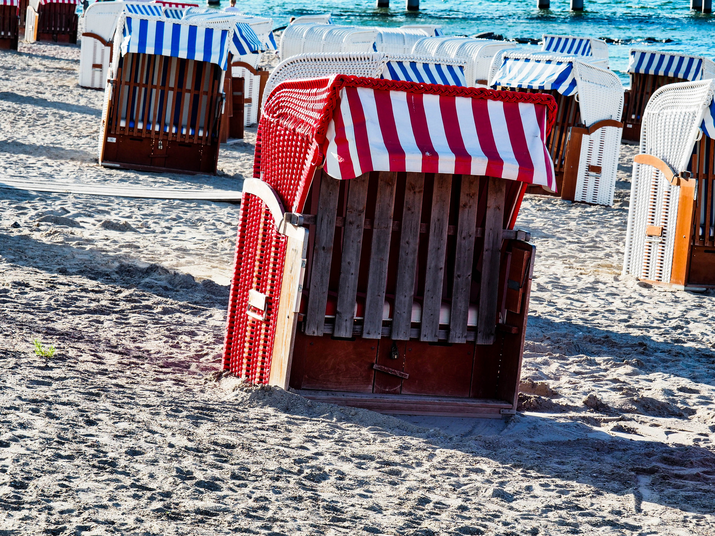 Ostsee Strandkorb Foto & Bild deutschland, europe, fotos Bilder auf