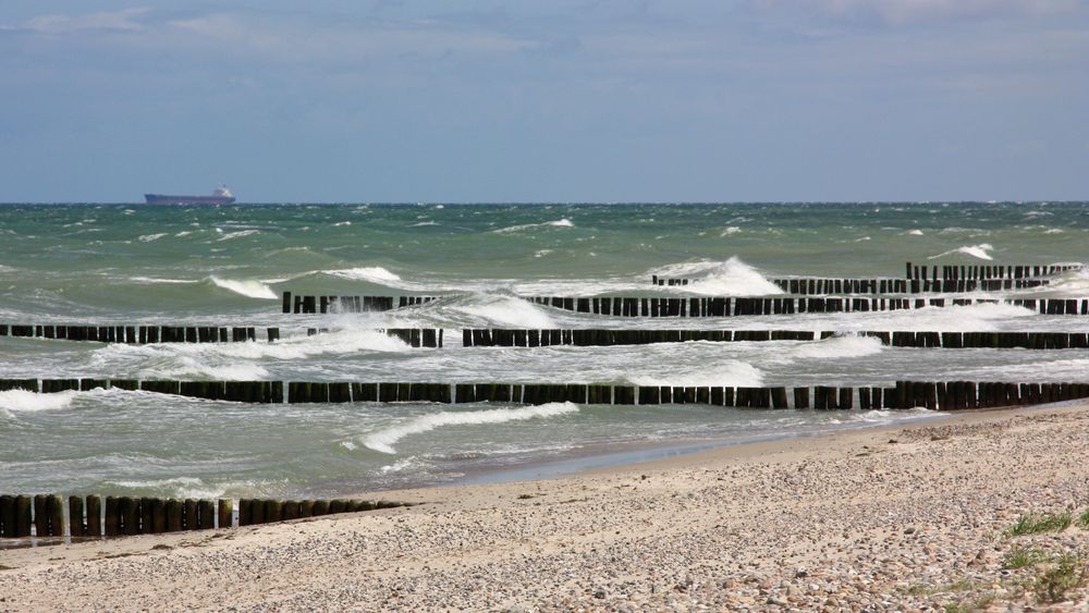 Ostsee, stürmisch ...