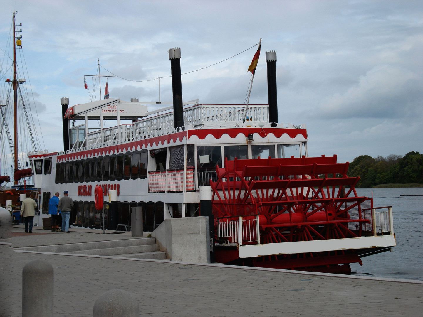 Ostsee Von der Schlei Raddampfer