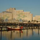 Ostseehotel Damp in der Dezembermorgensonne