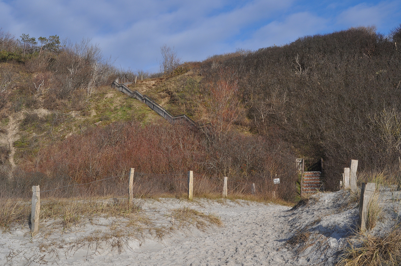 Ostseeinsel Hiddensee, "Hucke-Treppe"