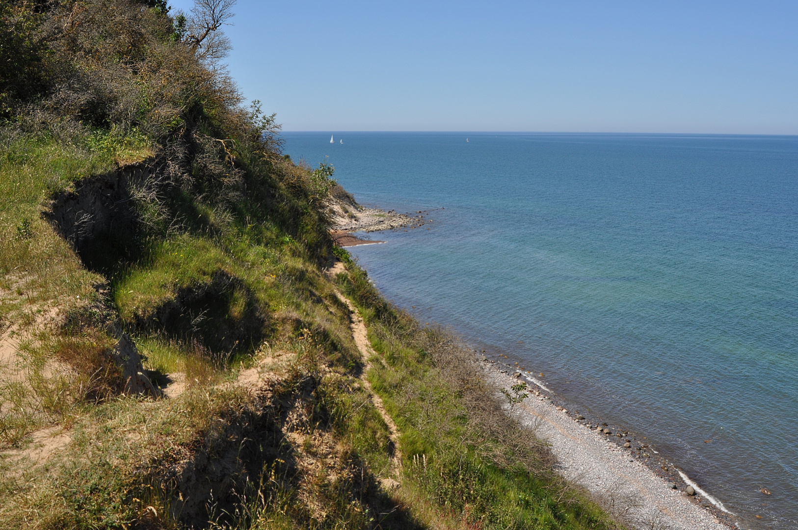 Ostseeinsel Hiddensee - Steilküste 