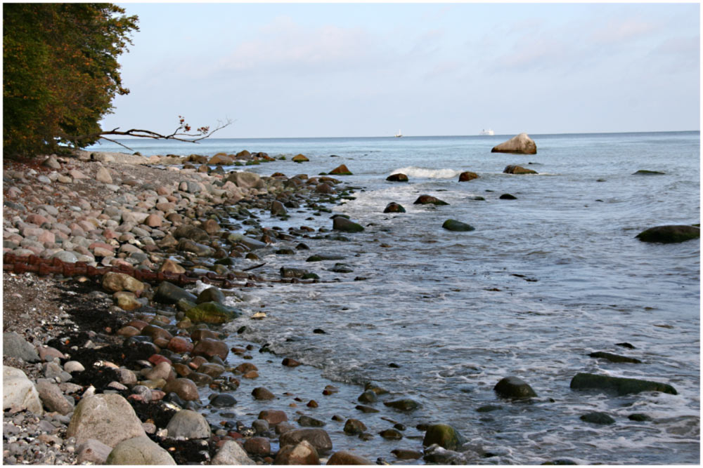 Ostseeküste auf der Insel Rügen...