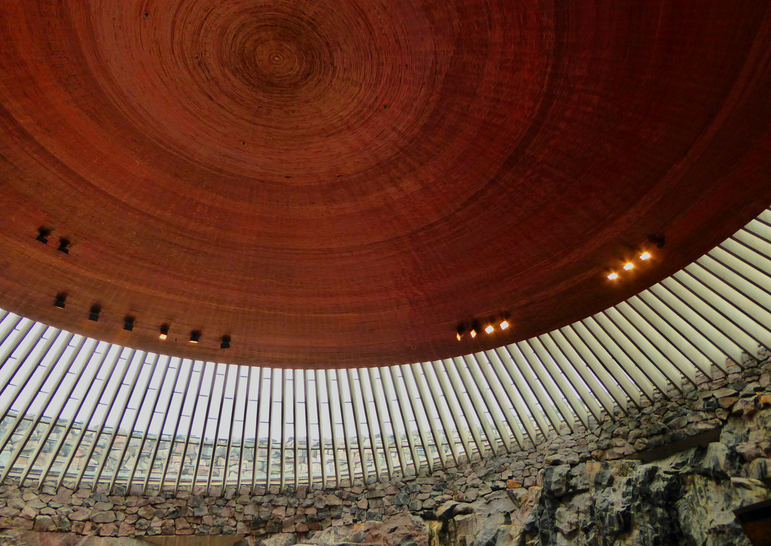 Ostseereise - Temppeliaukio-Kirche Helsinki