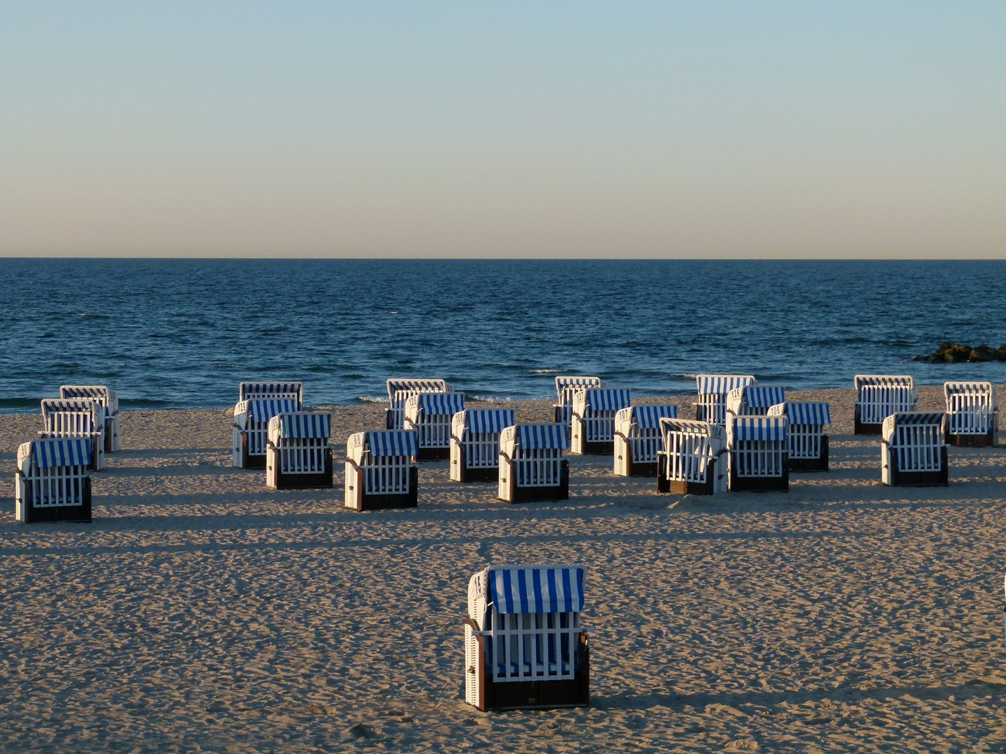 Ostseestrand am Abend