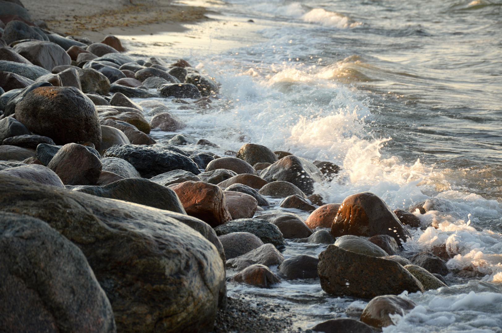 Ostseestrand am Abend