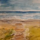 Ostseestrand-Aquarelle