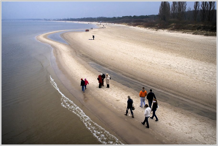 Ostseestrand im März bei Heringsdorf