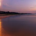 Ostseestrand im Mondschein