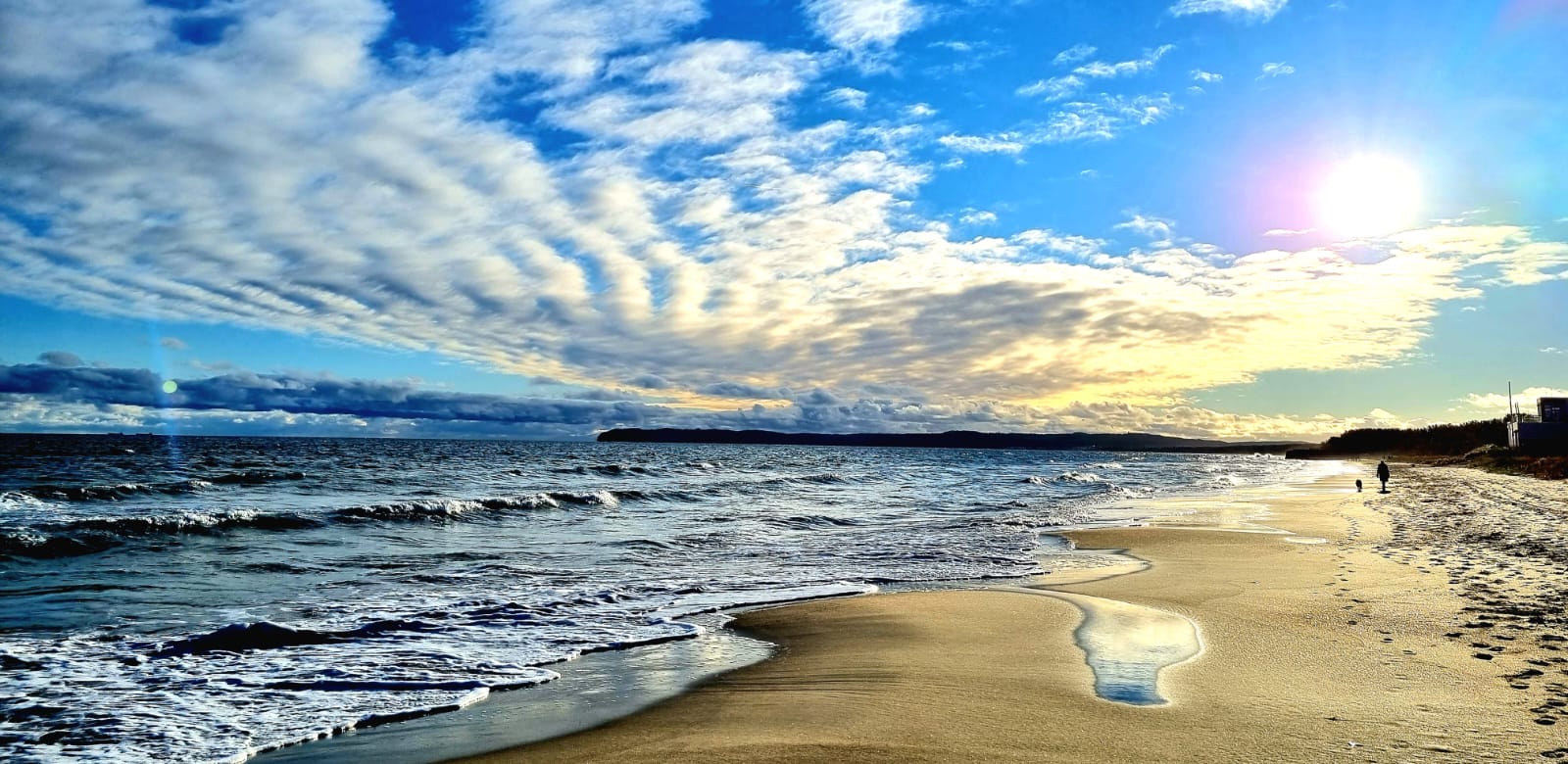 Ostseestrand im Winter