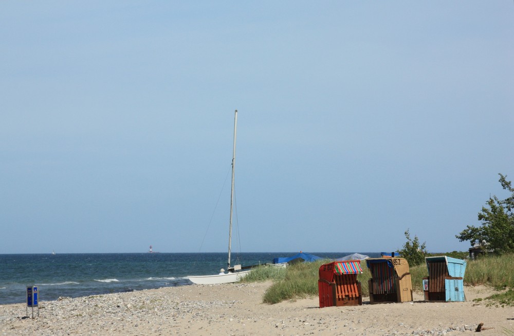 Ostseestrand mit Strandkörben