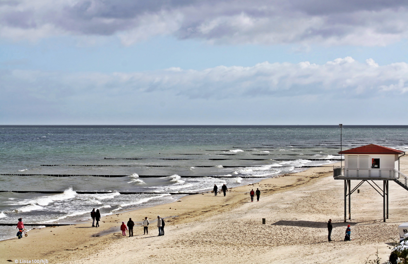 Ostseestrand Zempin , Usedom - Osterspaziergang