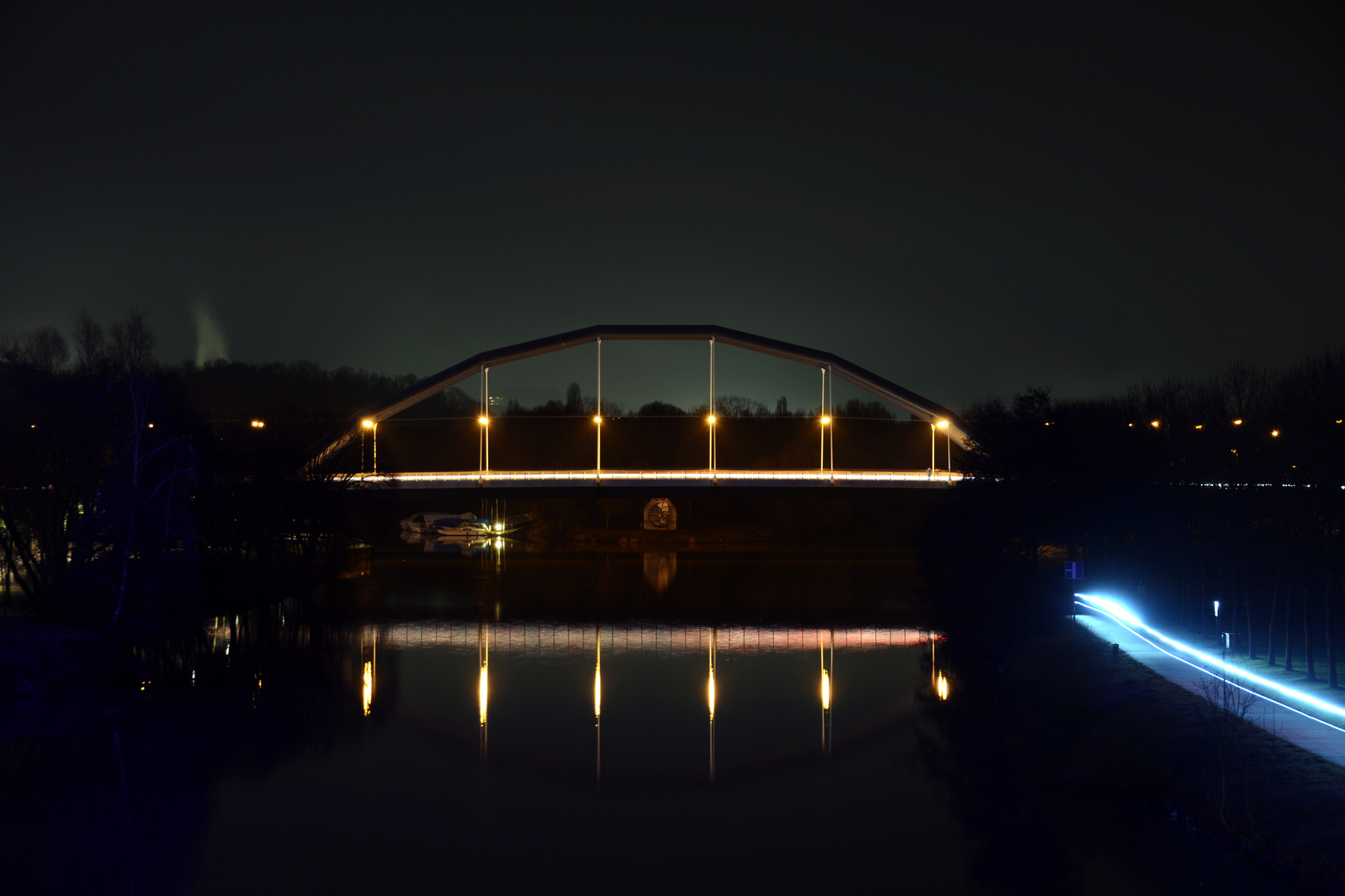 Ostspangenbrücke über die Saar