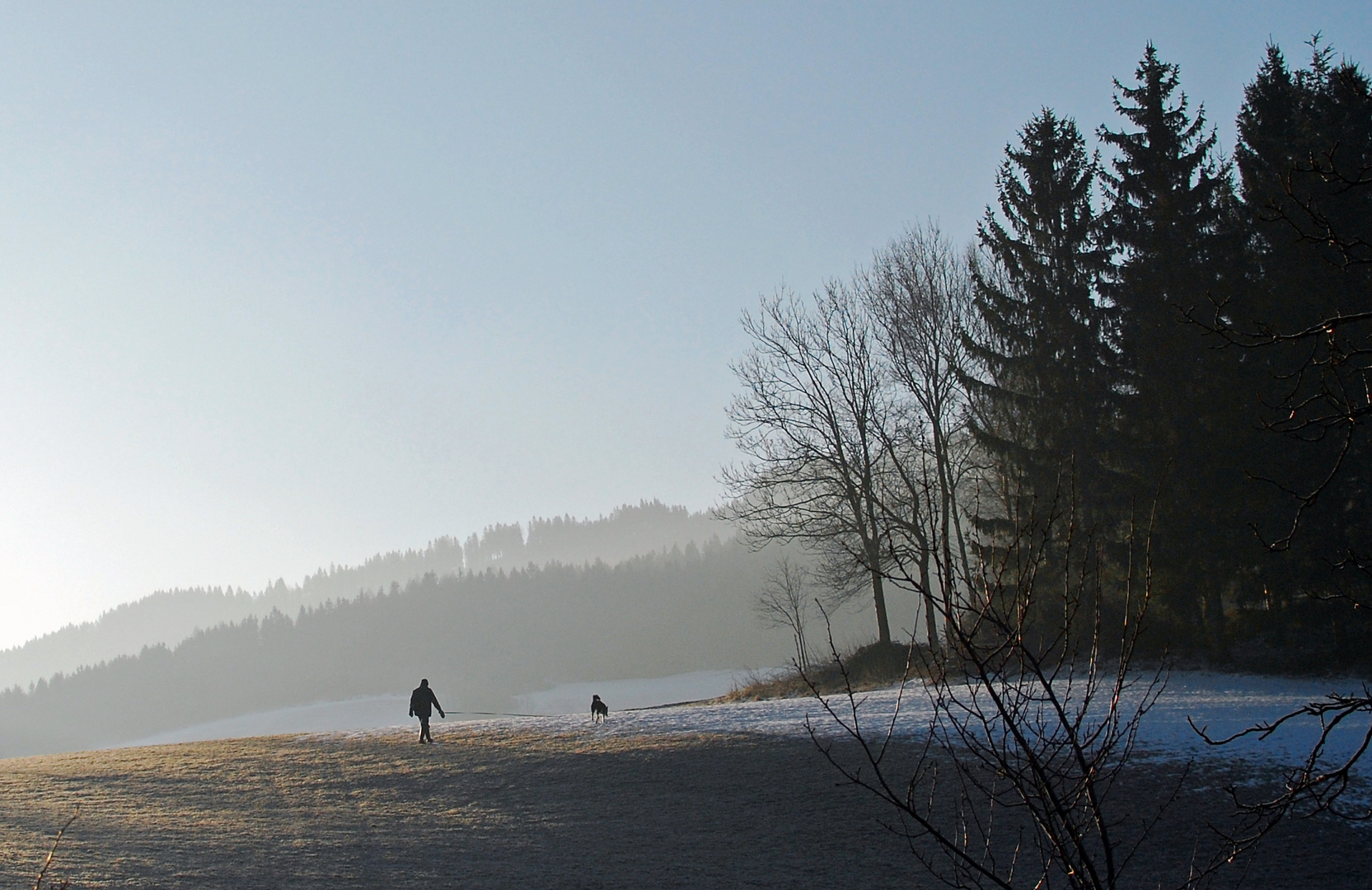 Oststeirisches Hügelland am Morgen