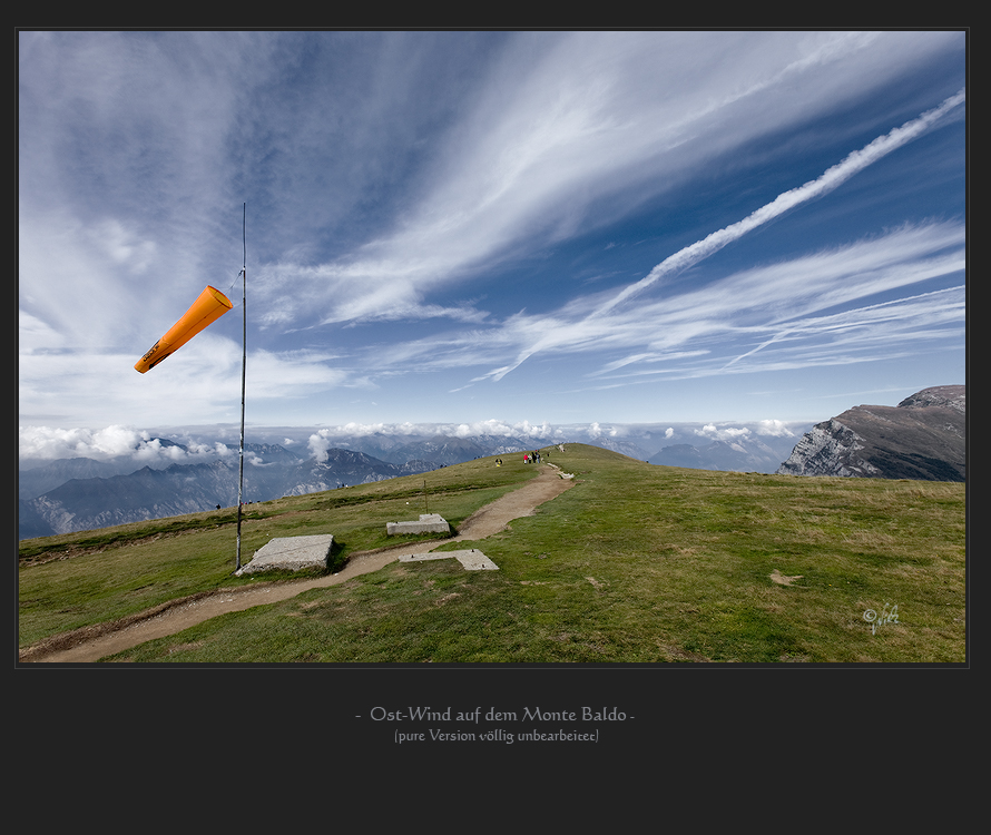 Ostwind auf dem Monte Baldo (Pur-Version)