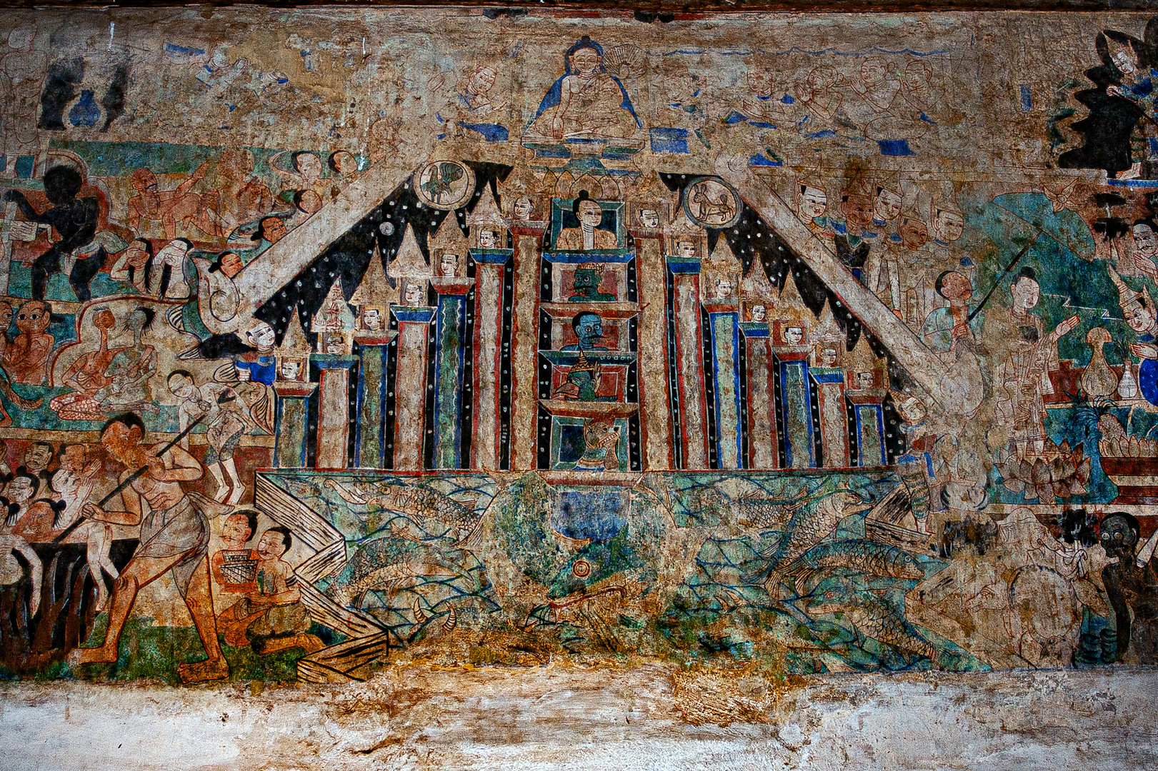 Other mural in Wat Pa Daet