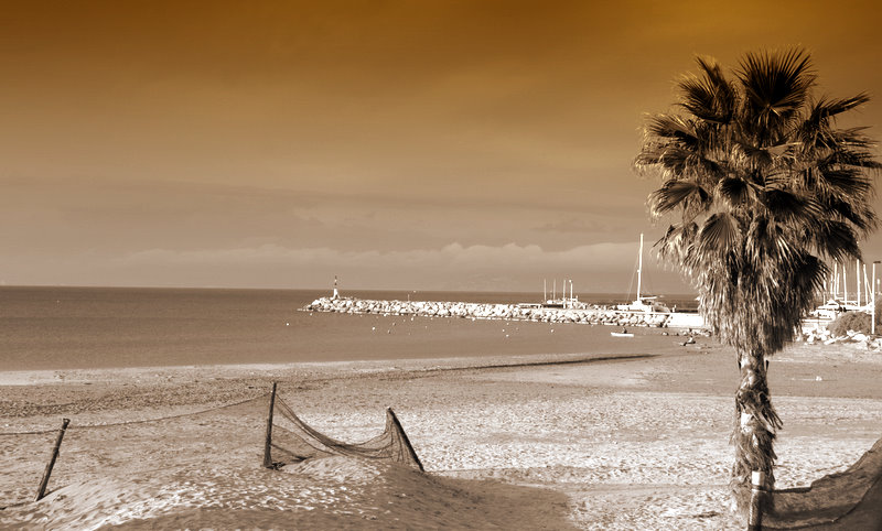 otoño en la playa