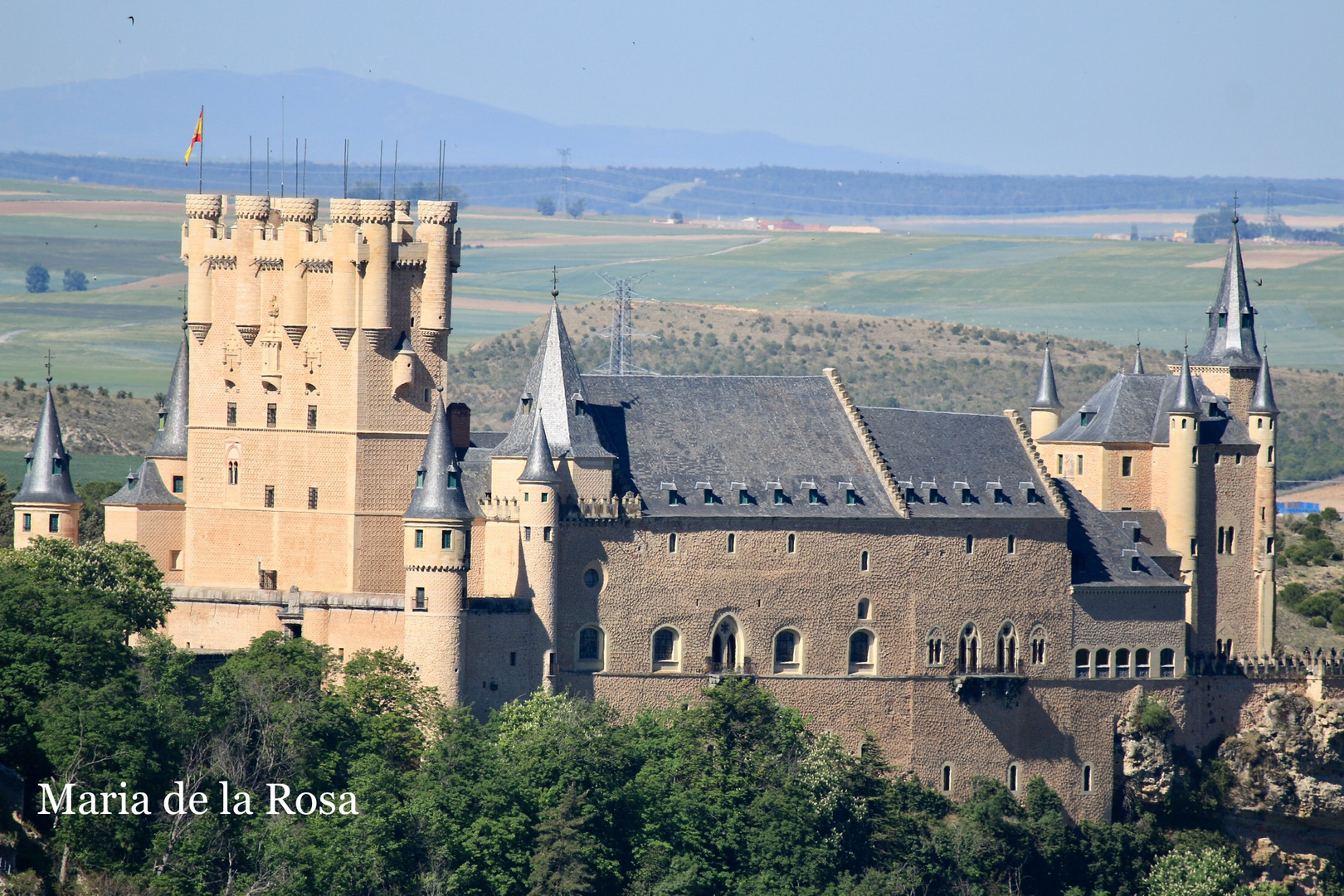 Otra panorámica del Alcázar de Segovia