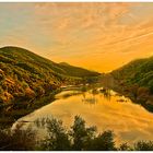 Otra versión del Ocaso en el Río Guadiato, de Córdoba.