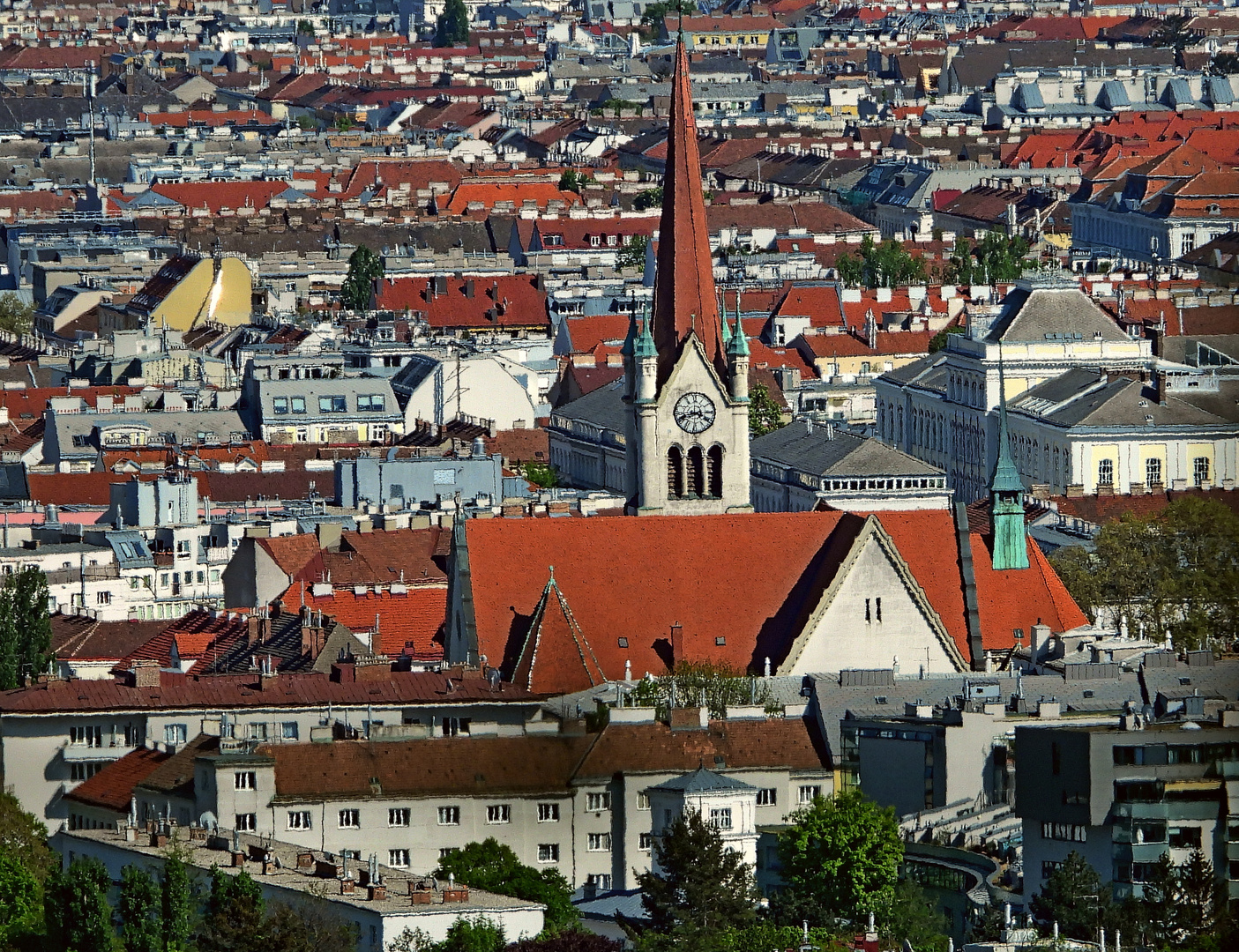 Ottakring NORD-SÜD Wienblick vom Wilelminenberg