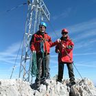 Otto und Edi am Dachsteingipfel 2996m