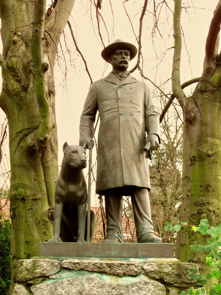 Otto von Bismarck mit Hund