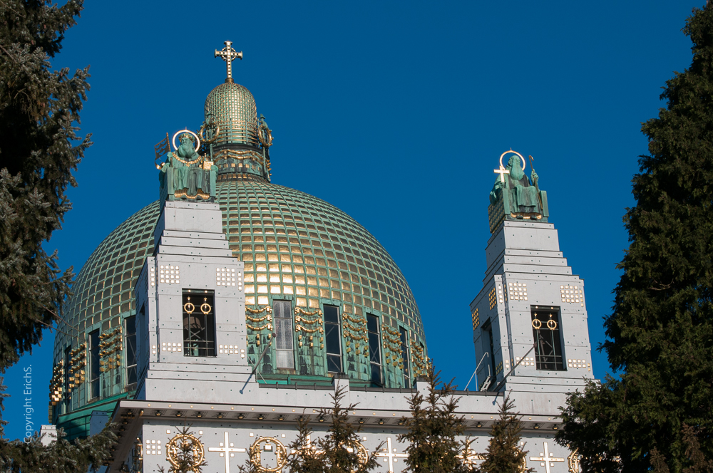 Otto Wagner Kirche gesamt Ansicht