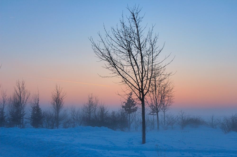 Ottobrunn im Nebel