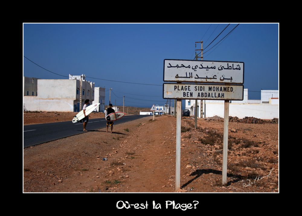 Où-est la plage?