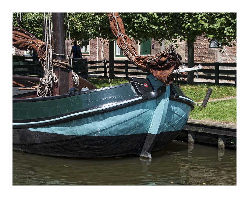 Oud vrachtschip.