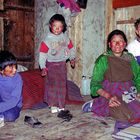 Our hosts inside the herders home