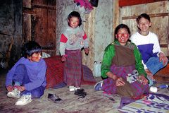 Our hosts inside the herders home