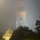 Our National Museum in the fogy evening