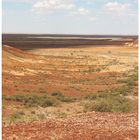 outback-ausblick, bunt gestreift