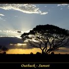 Outback-Sunset with Tree