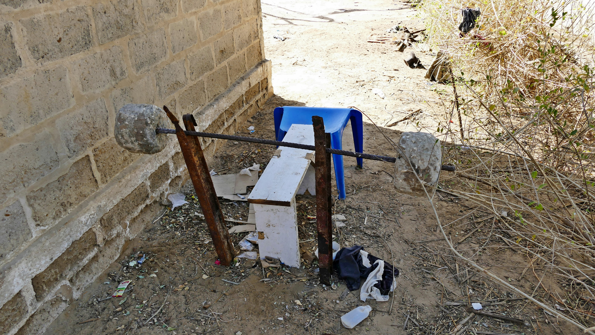 Outdoor-Fitness im Senegal