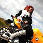 Outdoor Motorrad Shooting