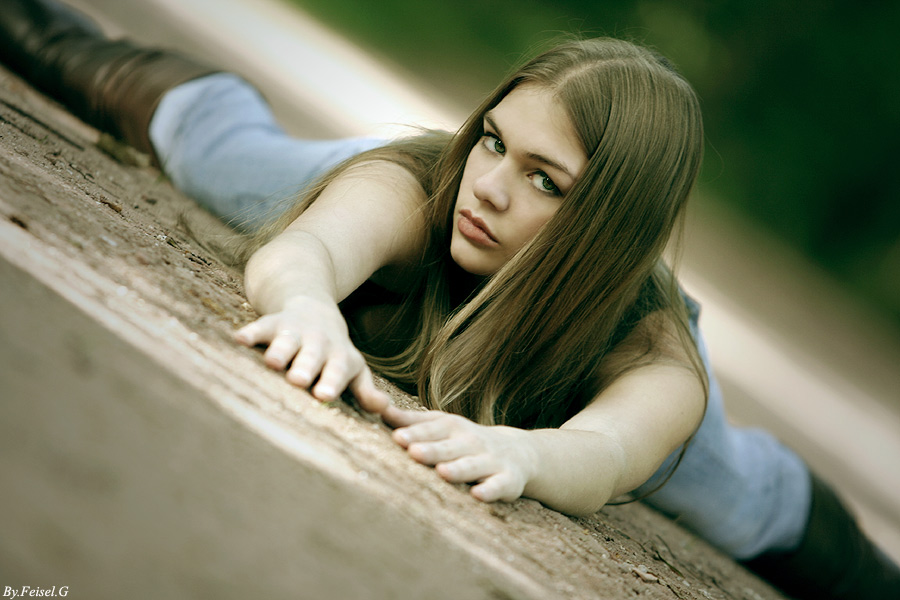 Outdoor Stretching mit Nina